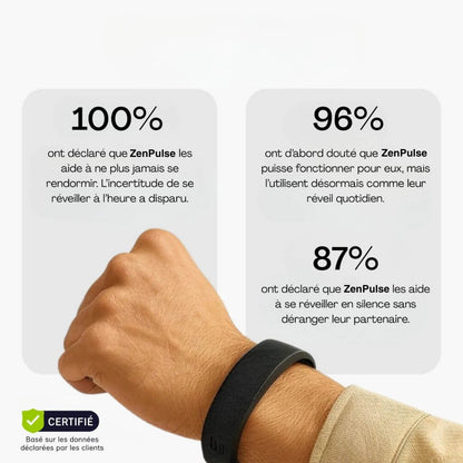 ZenPulse™ – Bracelet de Réveil - Alarme vibrante